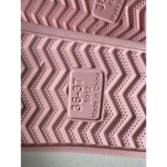 NEW Pink Slip-On EVA Foam Shower Slides Beach Outdoor House slippers - Picture 3 of 4